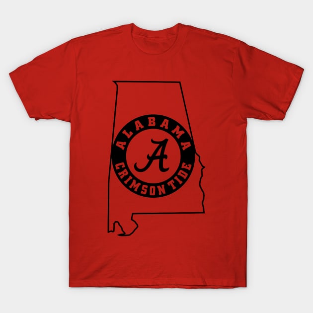 Crimson Tide T-Shirt by Scruffy Designs